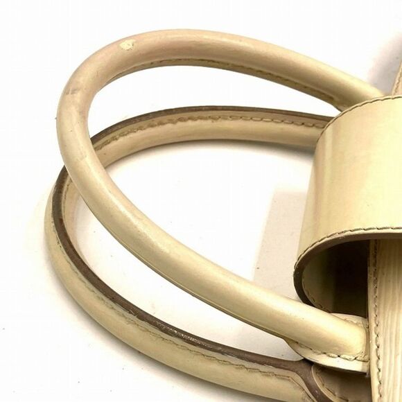 Louis Vuitton Mirabeau White Leather Handbag (Pre-Owned) - Picture 3 of 9